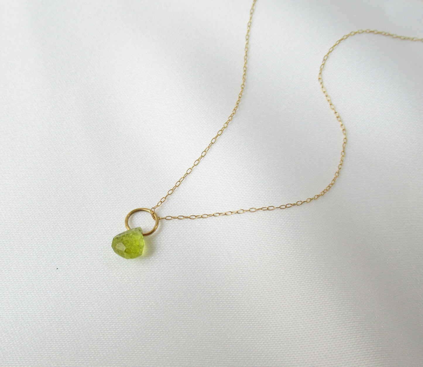 tourmaline necklace (45cm) / K18