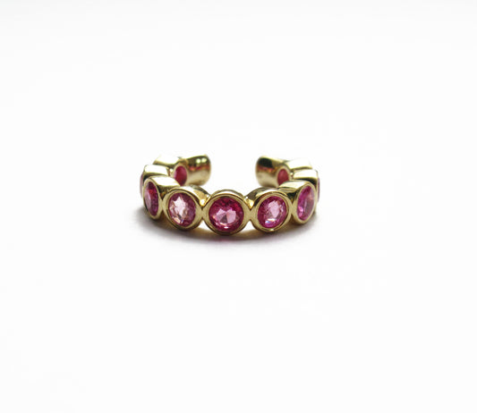 ruby earcuff / K18 (片耳)