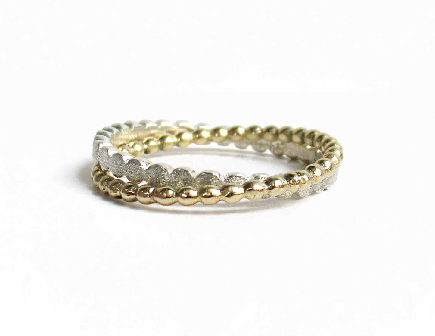crossing silver marumaru ring 1 / Silver,K18
