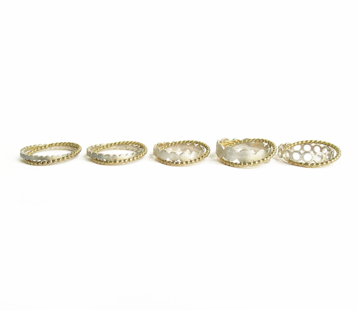 crossing silver marumaru ring 1 / Silver,K18