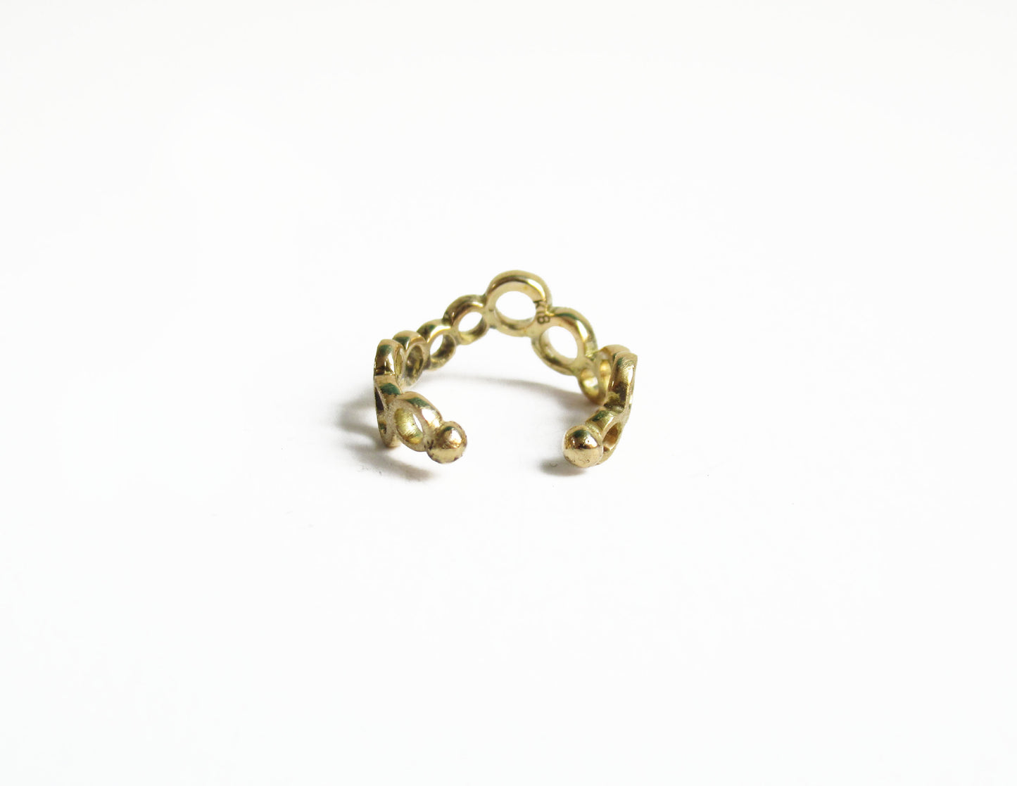 rhythm circle  earcuff / K18 (片耳)