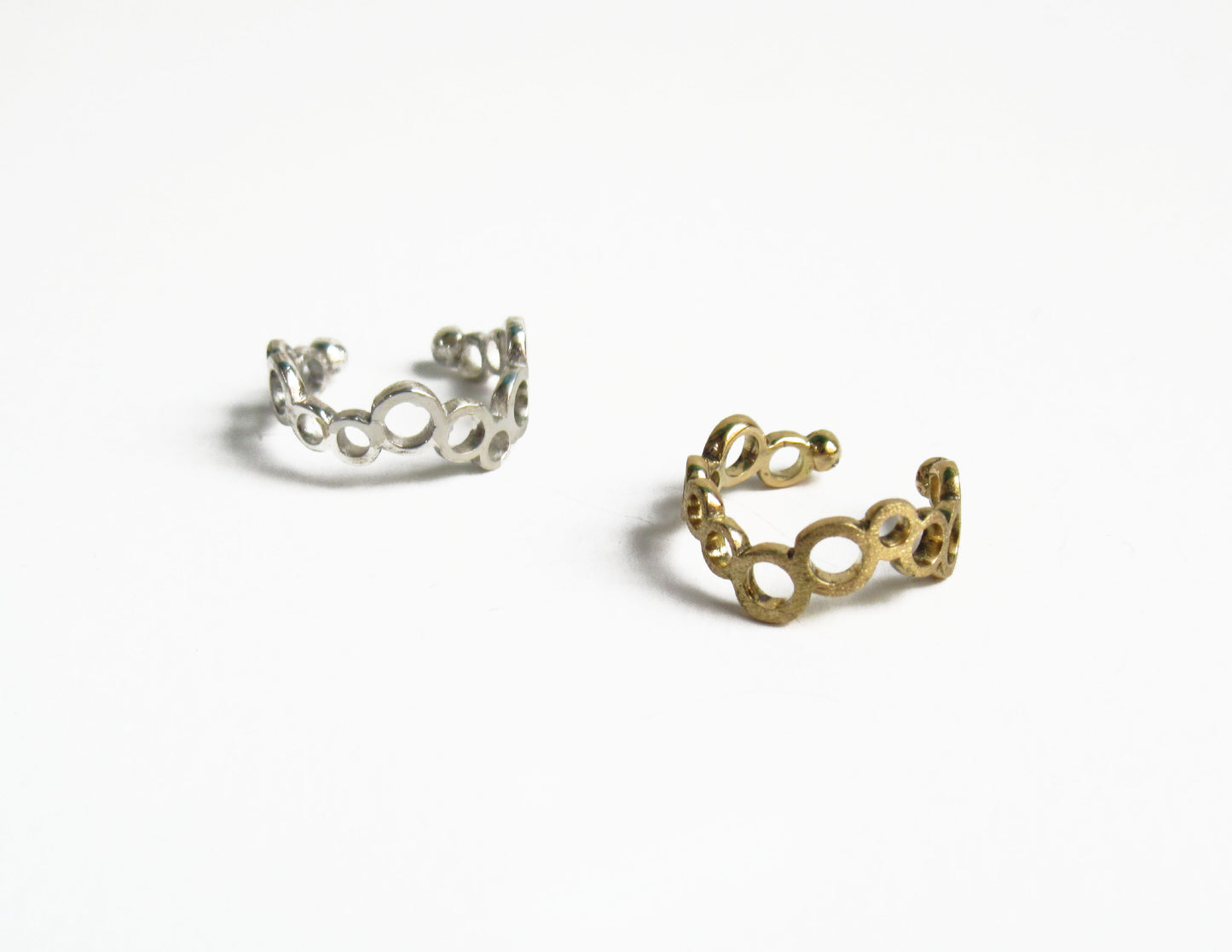 rhythm circle  earcuff / K18 (片耳)