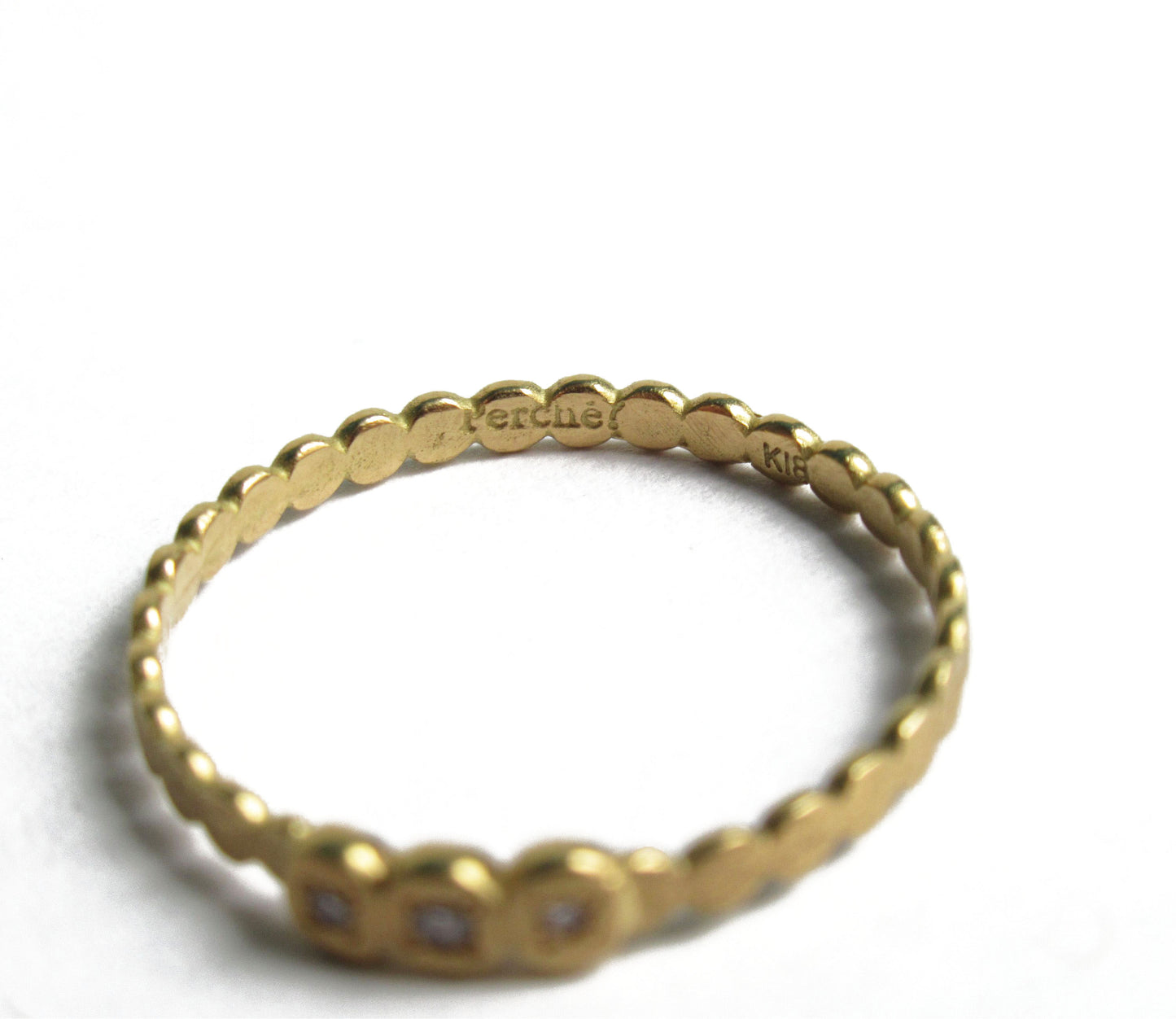 marumaru dia 3P ring / K18