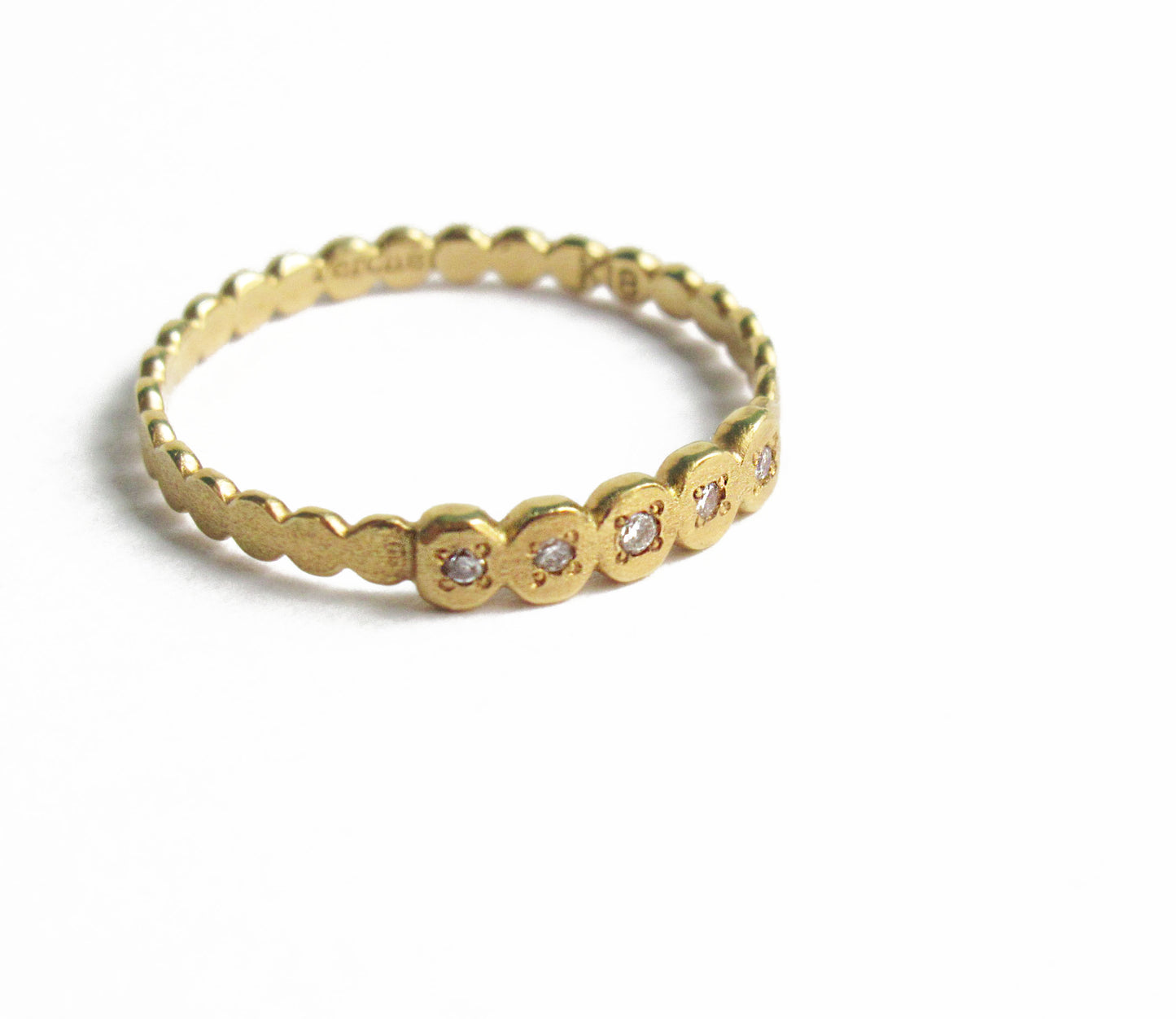 marumaru dia 5P ring / K18