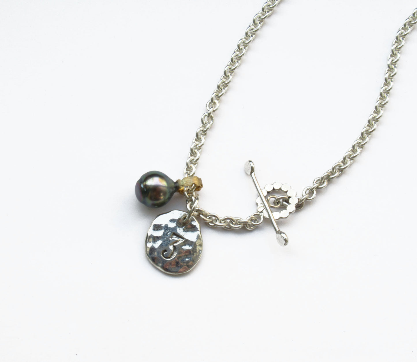 kerama pearl × marumaru charm top 1 / K18