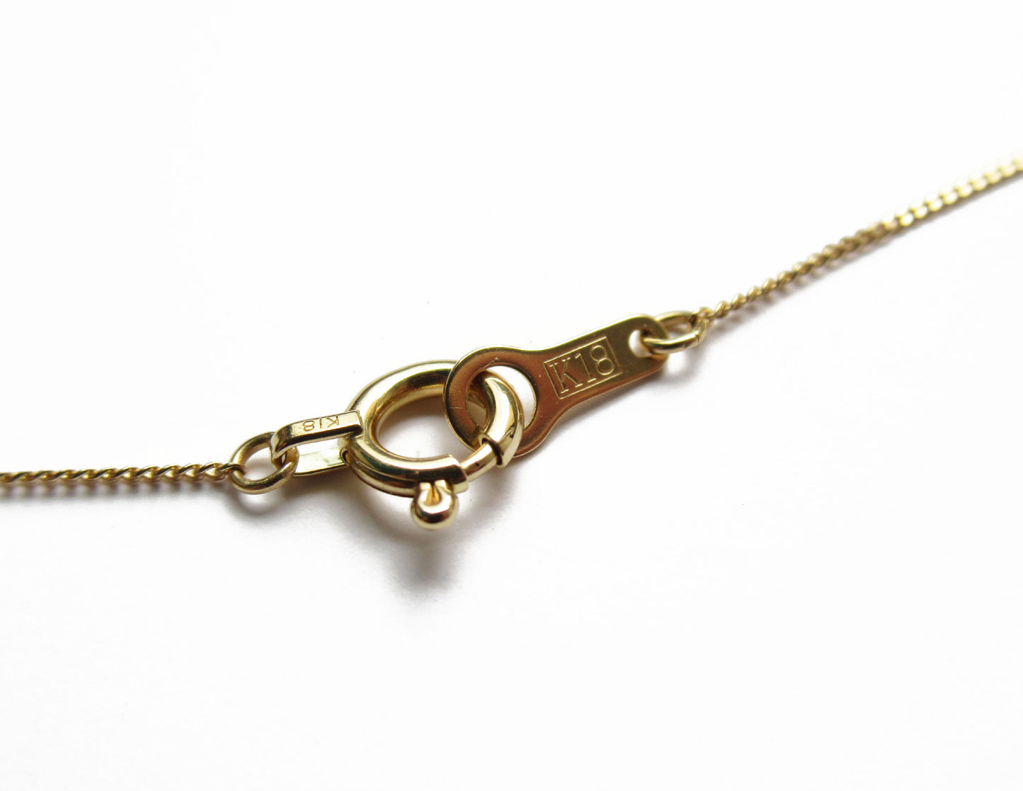 birthstone necklace (2月/Amethyst) /K18(40cm)