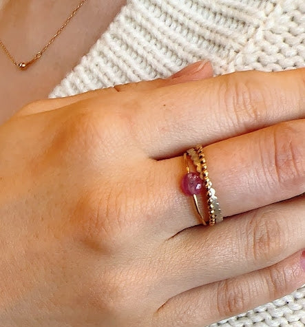 crossing silver marumaru ring 1 / Silver,K18