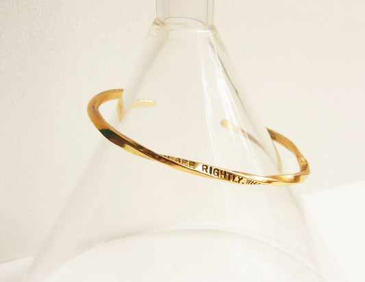 message bangle (S) / K18