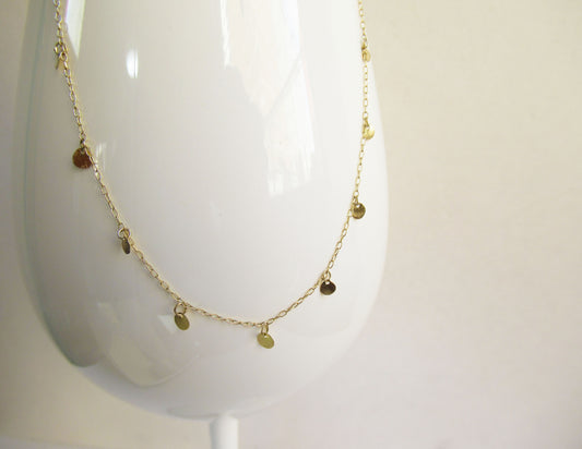 garland necklace 1 (K18/40cm)