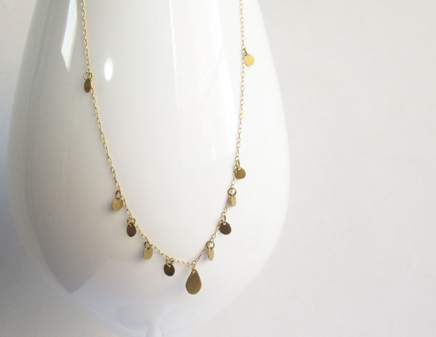 garland necklace 3 (K18/80cm)