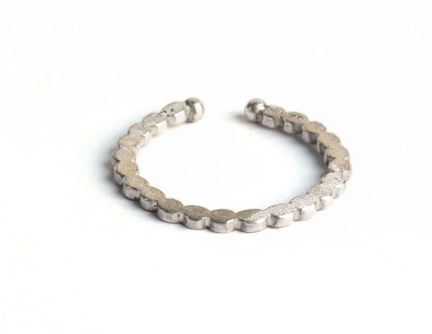 marumaru ring silver earcuff 2 / Silver (片耳)