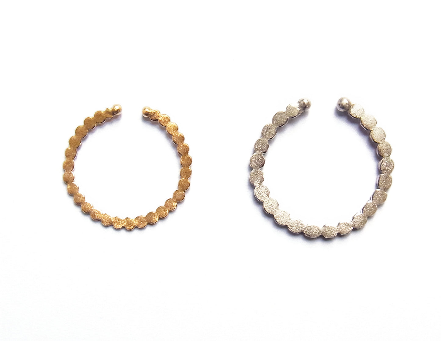 marumaru ring silver earcuff 2 / Silver (片耳)