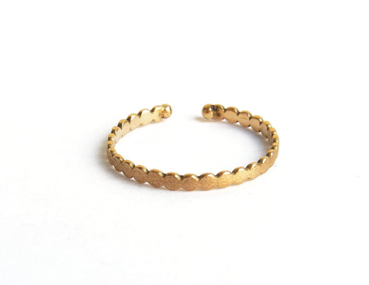 marumaru ring earcuff 1/K18 (片耳)