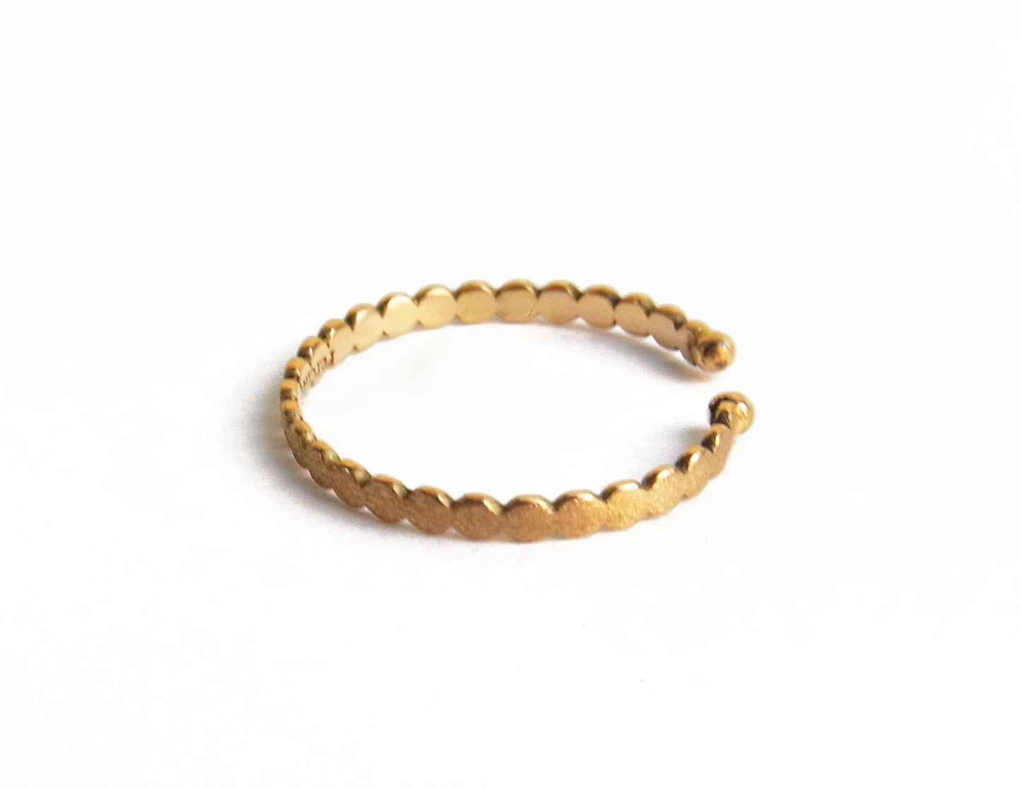 marumaru ring earcuff 1/K18 (片耳)