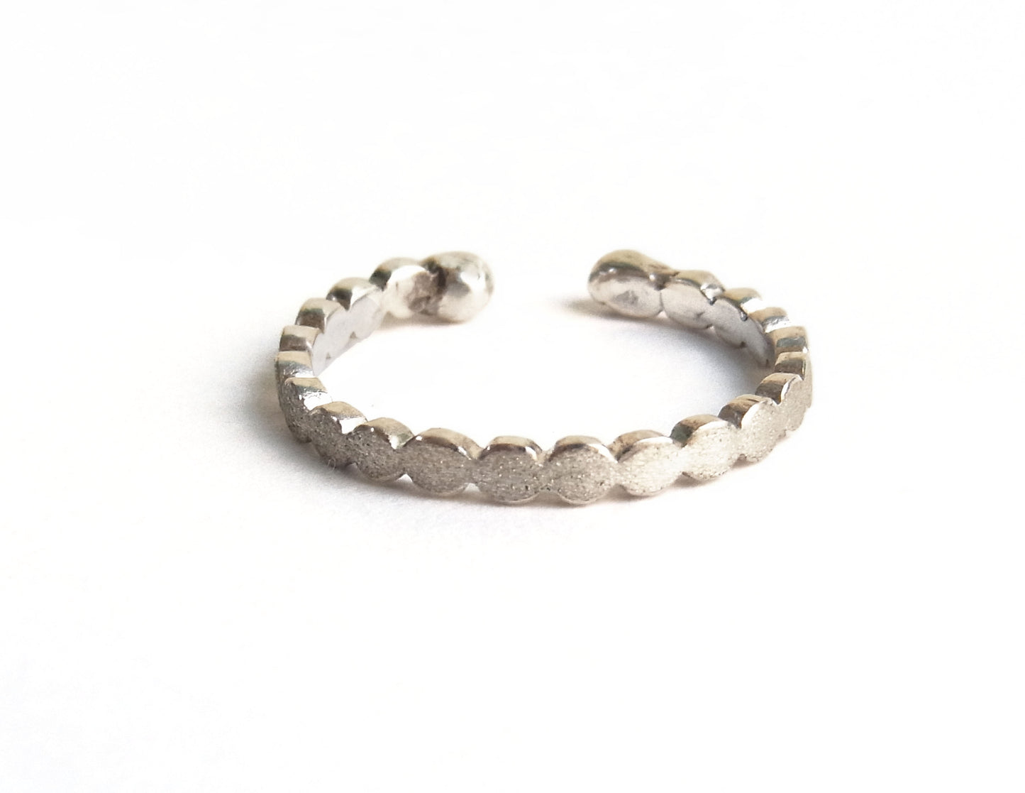 marumaru ring silver earcuff 1 / Silver (片耳)