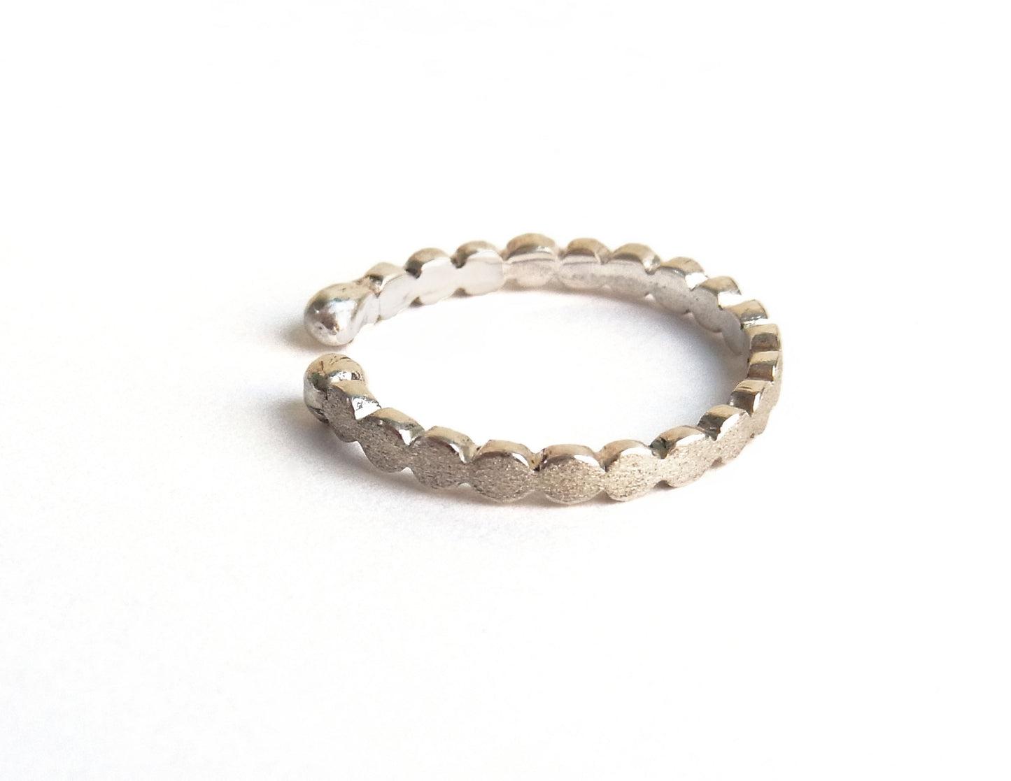 marumaru ring silver earcuff 1 / Silver (片耳)