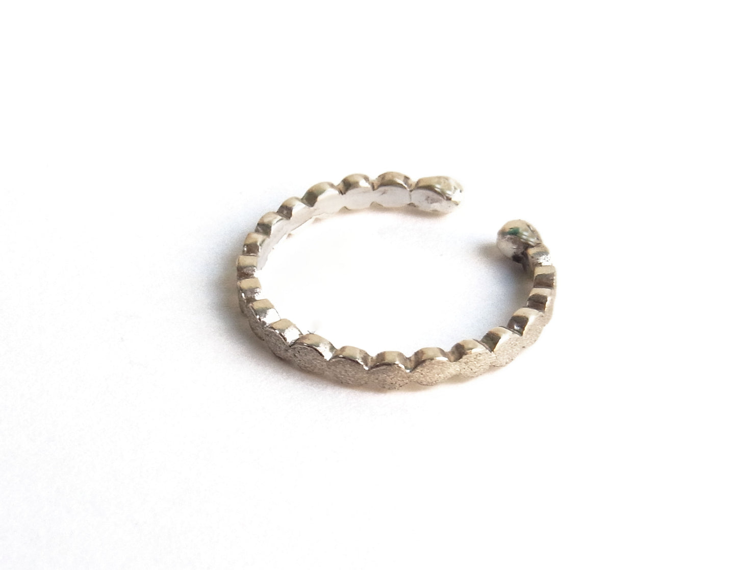 marumaru ring silver earcuff 1 / Silver (片耳)