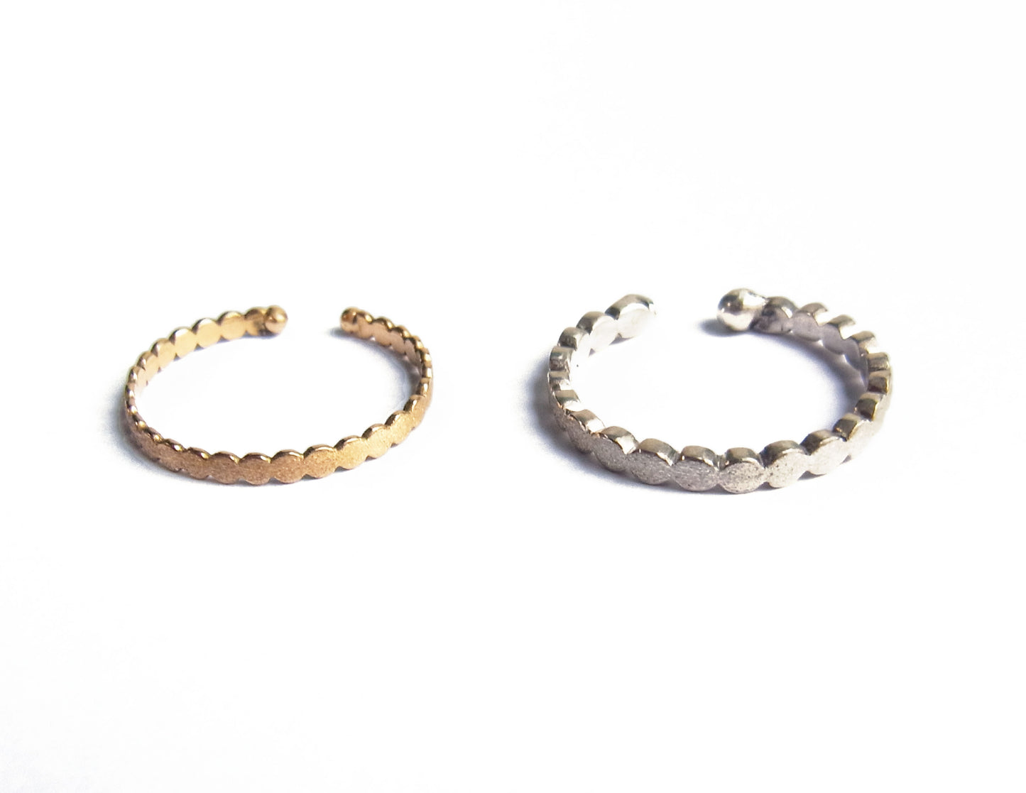 marumaru ring earcuff 1/K18 (片耳)