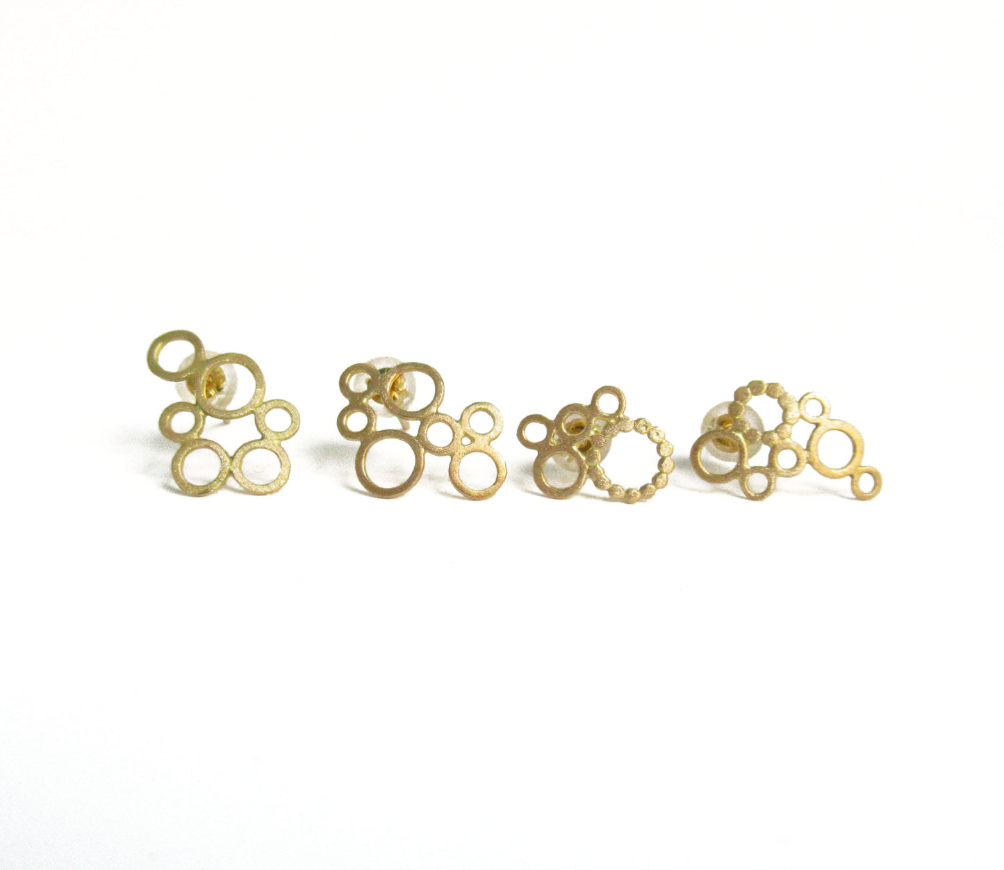 bubble earring 1 / K18 (片耳)