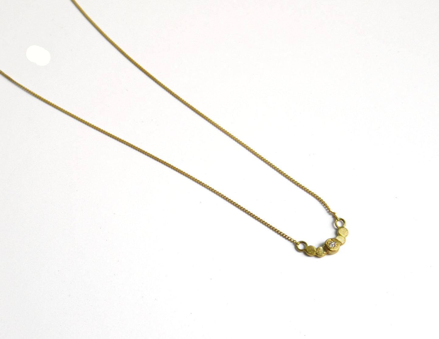 marumaru dia1P necklace (K18/40cm)