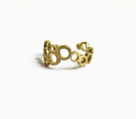 rhythm circle  earcuff / K18 (片耳)