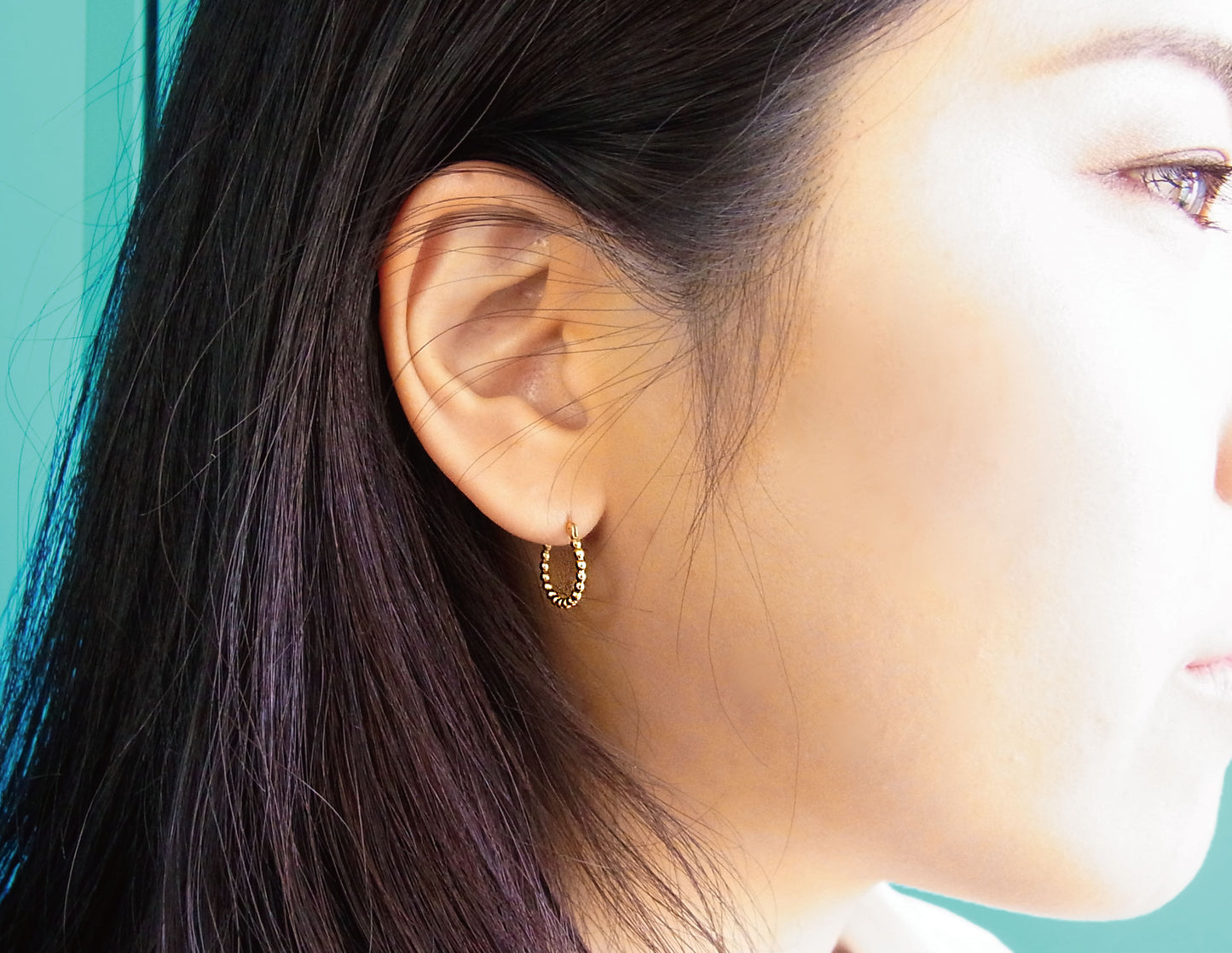 taubutsubu  hoop earring  / K18 (片耳)