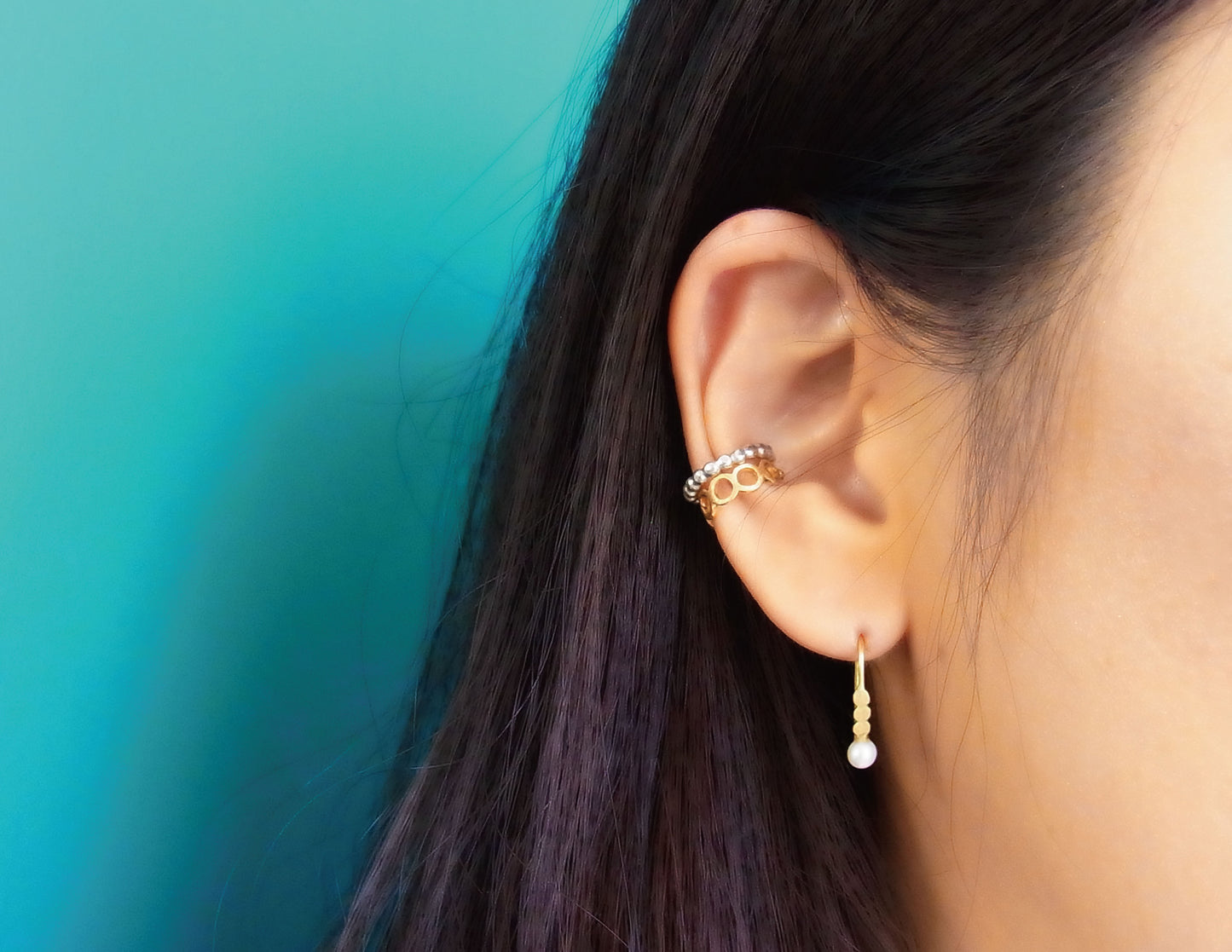 circle  earcuff / K18 (片耳)