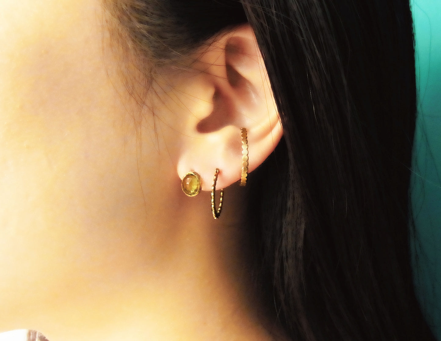 marumaru ring earcuff 1/K18 (片耳)